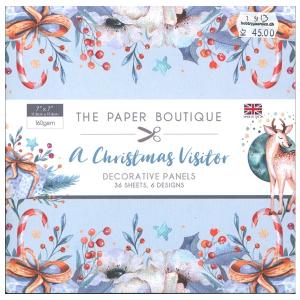 The Paper Boutique - a Christmas Visitor 7 x 7"