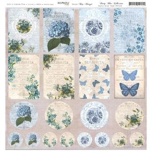 Reprint - Dusty Blue Collection, Dusty Blue Tags