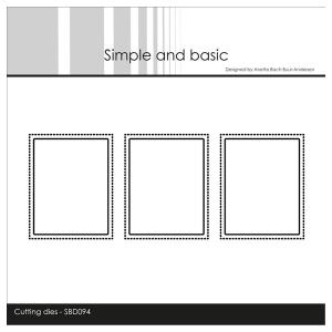 Simple and Basic die 3 Pierced Windows(One die)
