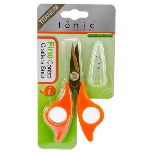 Tonic - Titanium Fine Control Crafter's Snip-Gold & Orange 12,5