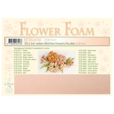 Flower foam - Salmon