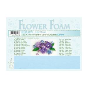 Flower foam - Light blue