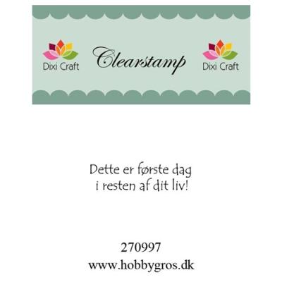 Dixi Craft Clearstamp