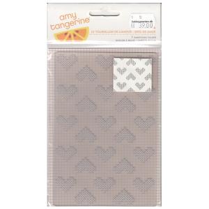 American Crafts Amy Tan Stitched Embossing Folder - Lo