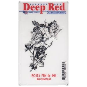 Deep Red Clingstamps