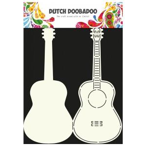Dutch Card Art Guitar A4