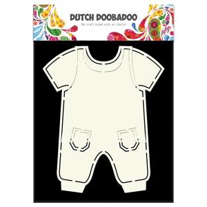 Dutch Fold Card Art A5 Dungarees