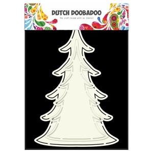 Dutch Fold Card Art Xmas Tree (2x)