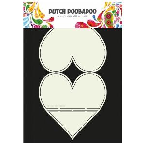 Dutch Card Art Easel Card Heart A4