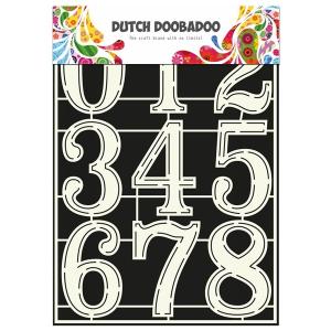 Dutch Stencil Art A4 Numbers 2