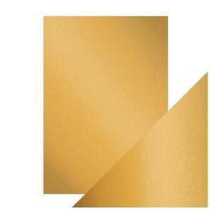 Craft Perfect - Mirror Card - Satin Effect -Honey Gold - A4 - 25