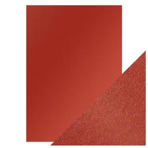 Craft Perfect - Pearlescent Card - Red Velvet A4 (5/PK) - 9506E