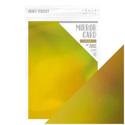 Tonic/Craft Perfect - Iridescent Mirror Card "Inca Gold" A4