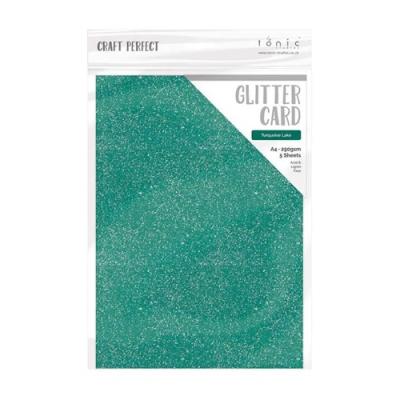 Glitter Card, Turquoise Lake