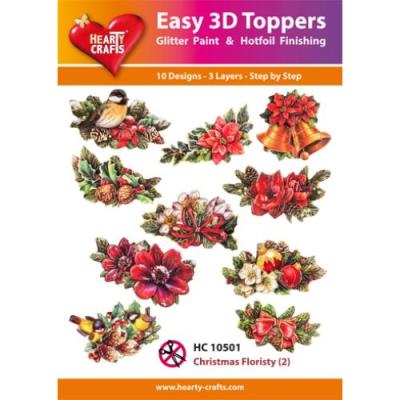 Easy 3D Toppers, Hearty Crafts