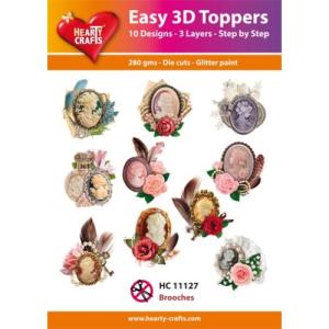 Easy 3D Toppers,  Hearty Crafts