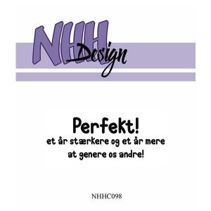 NHH Design Clearstamp - Perfekt