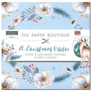 The Paper Boutique - a Christmas Visitor 5 x 5"
