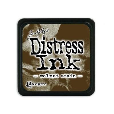 Ranger Distress Mini Ink pad - walnut stain