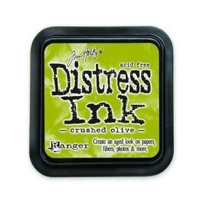 Distress Inks pad - crushed olive