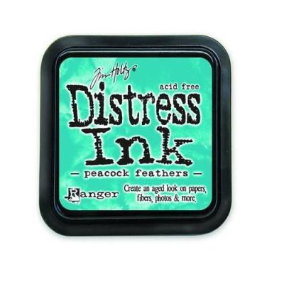 Distress Inks pad - peacock feathers