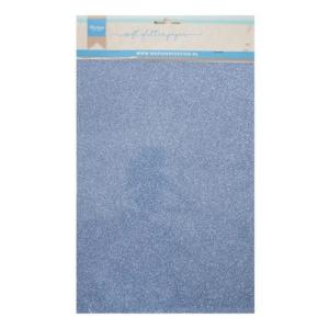 Soft glitter paper; Blue