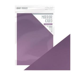 Tonic Studios mirror card - glans - Soft Amethyst 5 ark A4