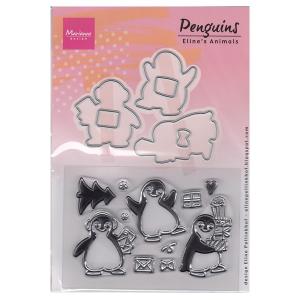 Marianne Design - Clearstamp and die`s Penguins
