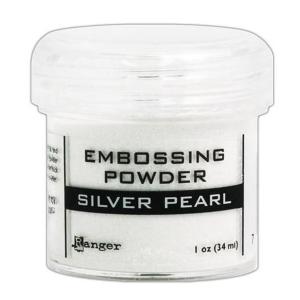 Ranger - Embossing Powder, Silver pearl