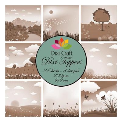 DIXI CRAFT TOPPERS 9X9CM 24 ARK
