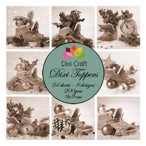 DIXI CRAFT TOPPERS 9X9CM 24 ARK