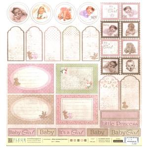 Fleur Design -  Our baby girl - Tags