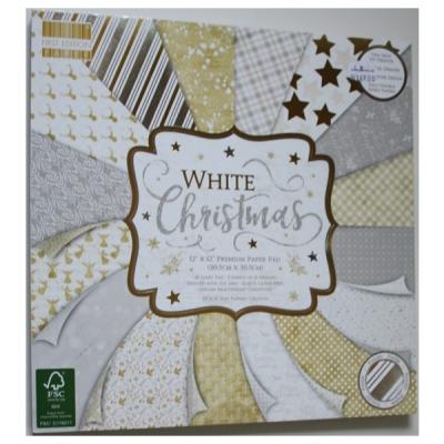 First Edition Paper -  White Christmas 12 x 12"