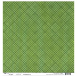 Core`dinations 12 x 12" -  Light Green Plaid