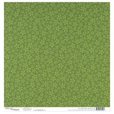 Core`dinations 12 x 12" -  Light Green Flower