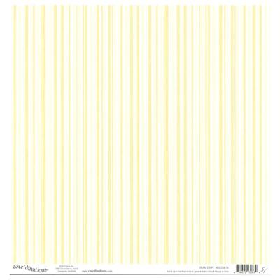 Core`dinations 12 x 12" - Cream  Stripe