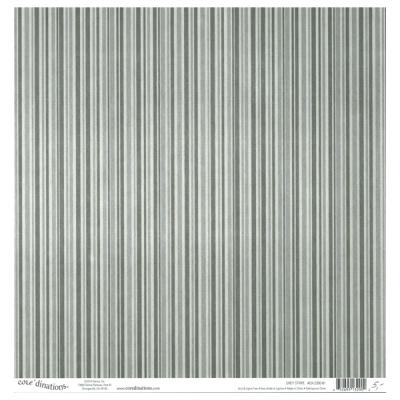 Core`dinations 12 x 12"- Grey Stripe