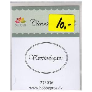 Dixi Craft Clearstamp UDSALG