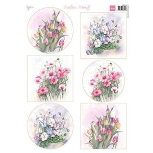 MARIANNE DESIGN 3D ARK 10 STK MB0193 Mattie's Floral Spring