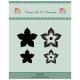 DIXI CRAFT DIES & CLEARSTAMP FLOWER (4 PCS)