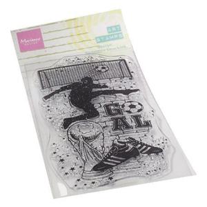 Marianne Design Clearstamp MM1645 Art Stamps - Soccer