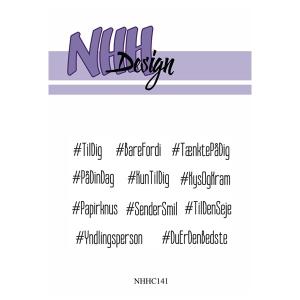 NHH Design Clearstamp "Hashtag Hilsner"