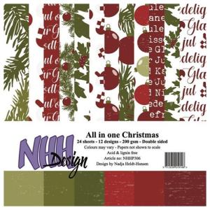 NHH Paperpad 15x15 cm "All in one - Christmas"