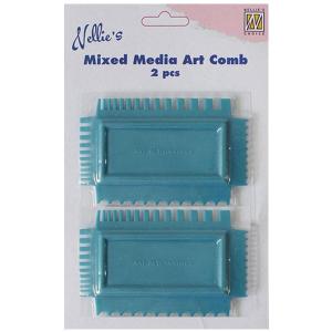 Nellie's mixed media Art combs