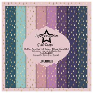 Paper Favourites Paper Pack "Gold Drops" PF214
