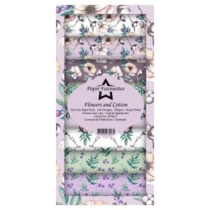 Paper Favourites Slim Card "Flowers and Cotton"