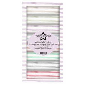 Paper Favourites Slim Card "Watercolor Stripes"