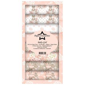 Paper Favourites Slim Card "Baby Girl" PFS044
