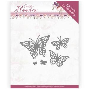 Dies - Precious Marieke - Pretty Flowers - Pretty Butterflies