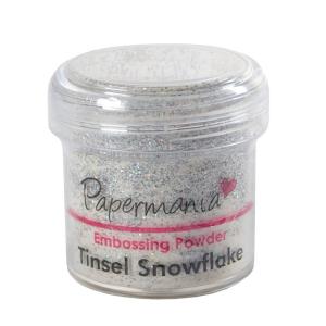 Papermania - Embossing Powder Tinsel Snowflake